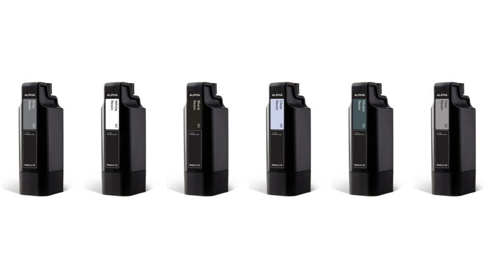 Las seis resinas Alpha de Formlabs para la Form Studio 1